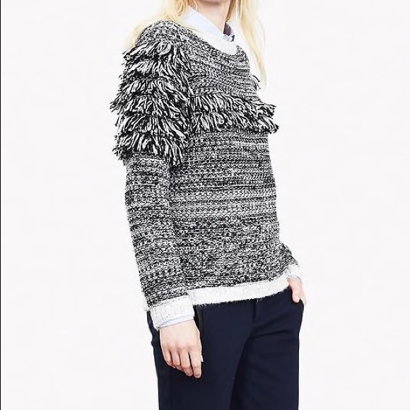 Banana Republic | fringe sweater - Picture 3 of 6